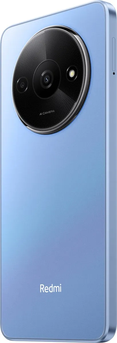 Xiaomi | Redmi A3 – 64 Go – Bleu avec housse en cuir et protection d’écran
