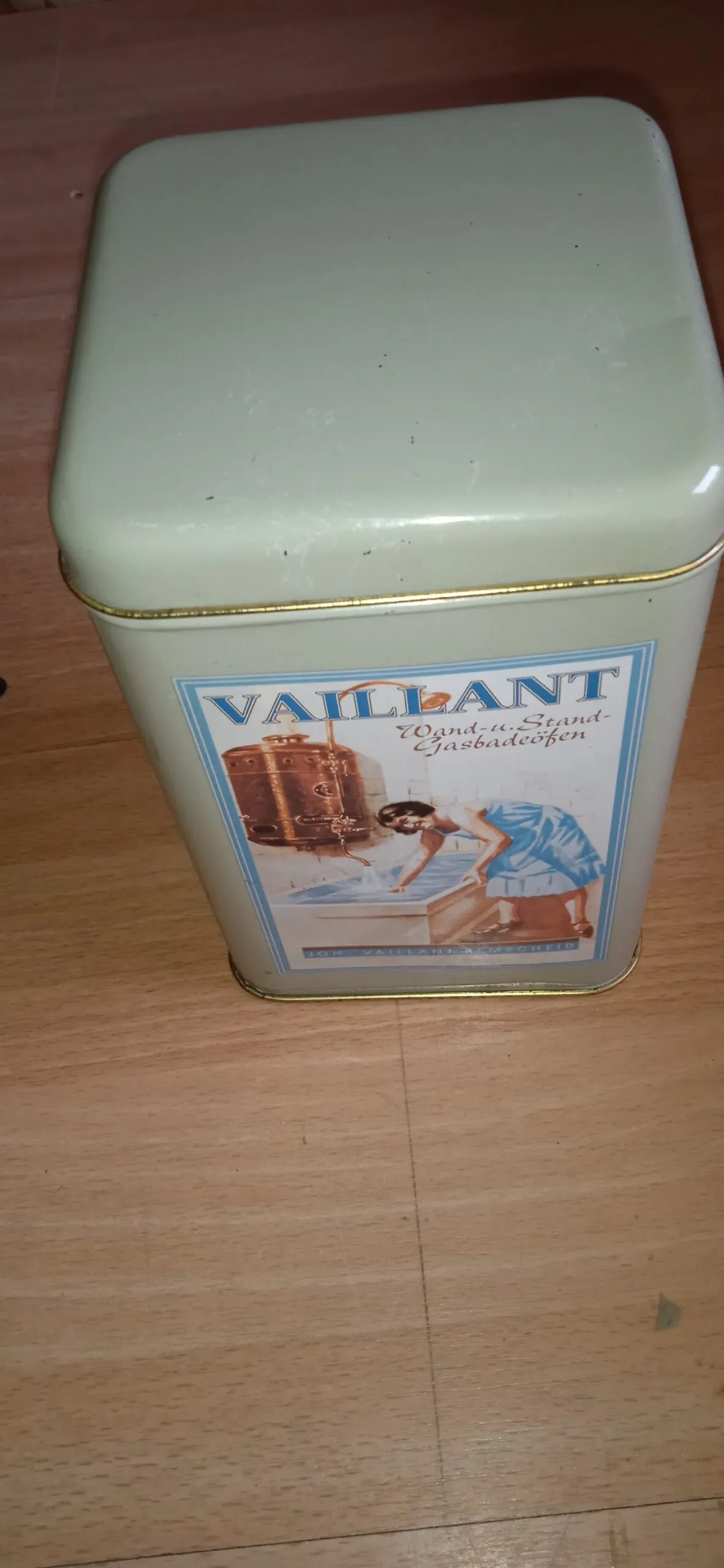 Boite de rangement vintage Vaillant