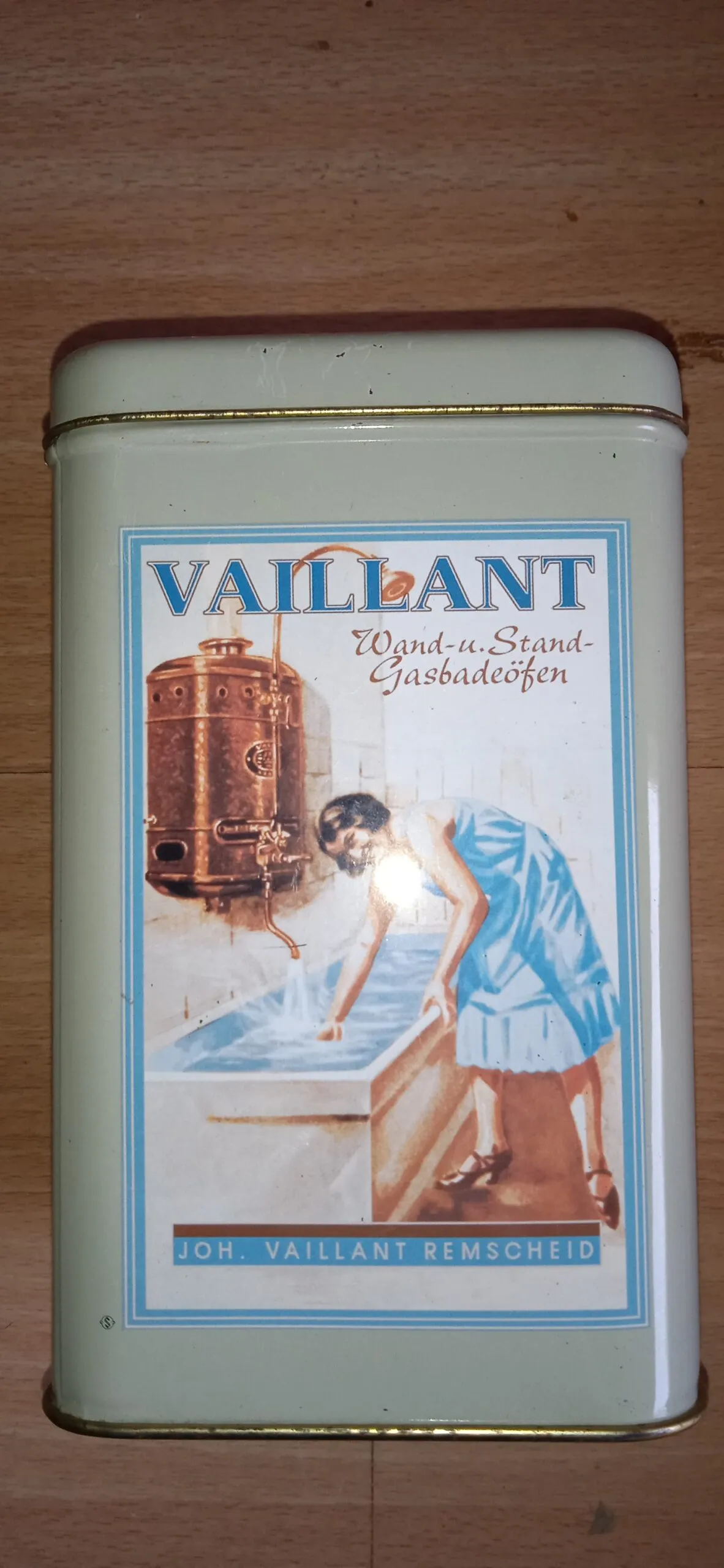 Boite de rangement vintage Vaillant
