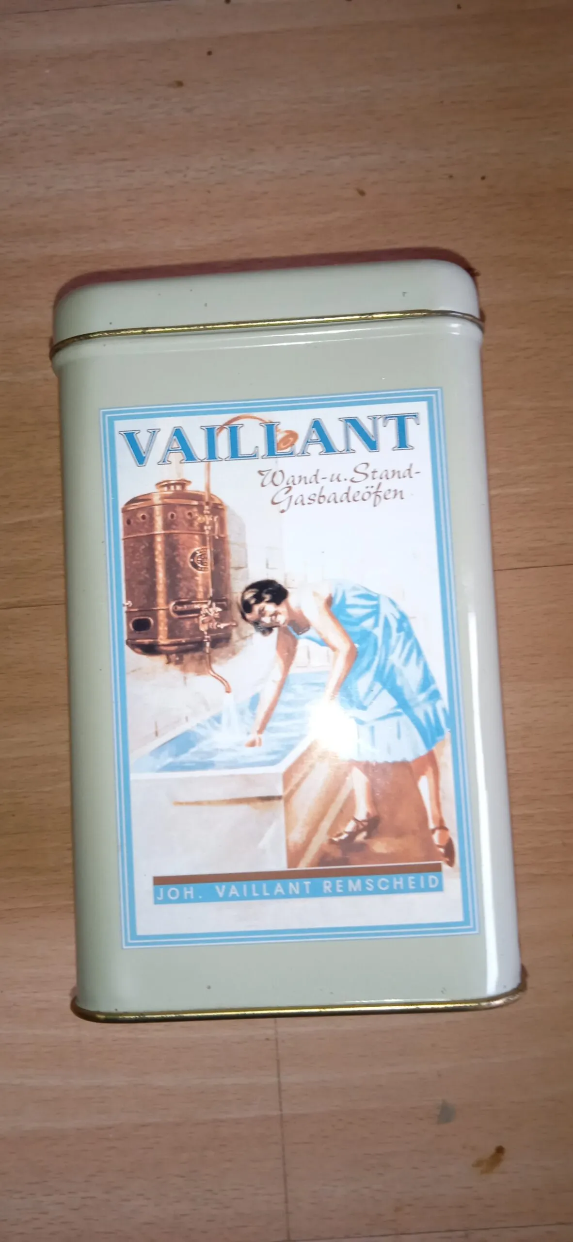 Boite de rangement vintage Vaillant