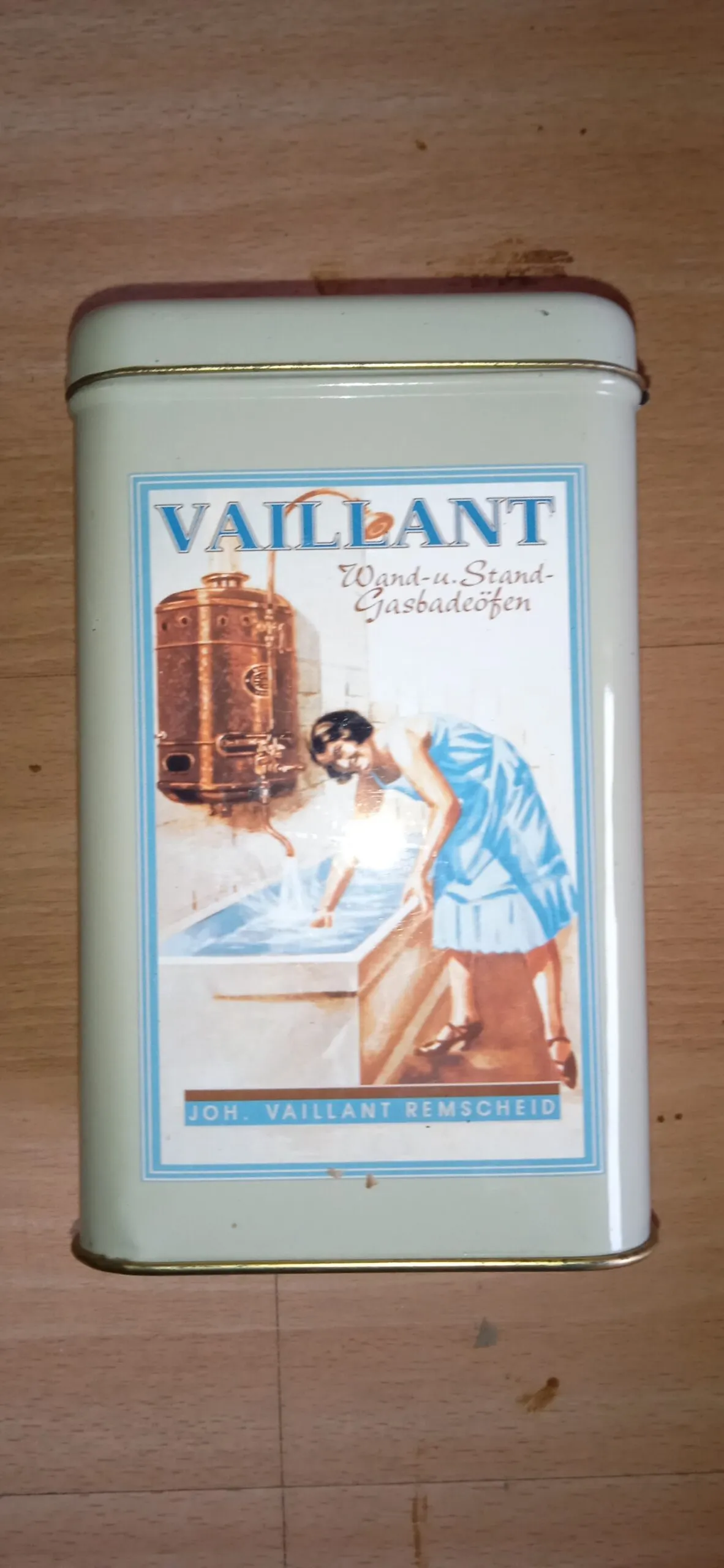 Boite de rangement vintage Vaillant