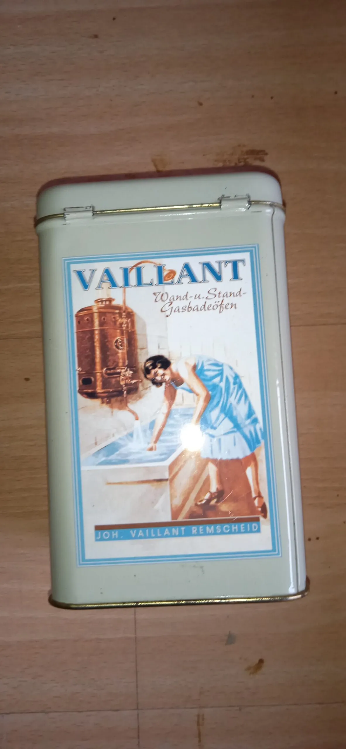 Boite de rangement vintage Vaillant