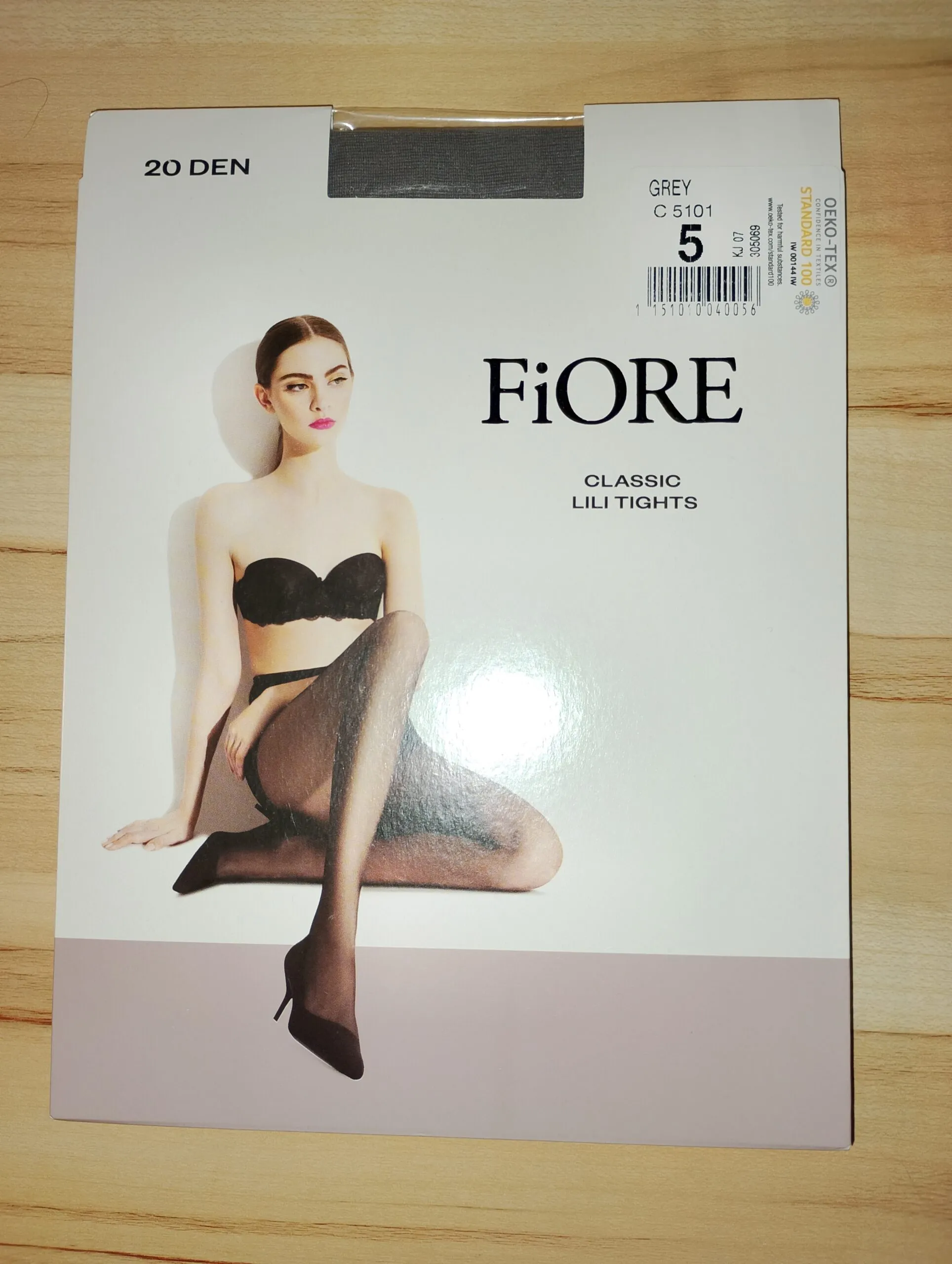 Fiore Lili 20 den gris T5