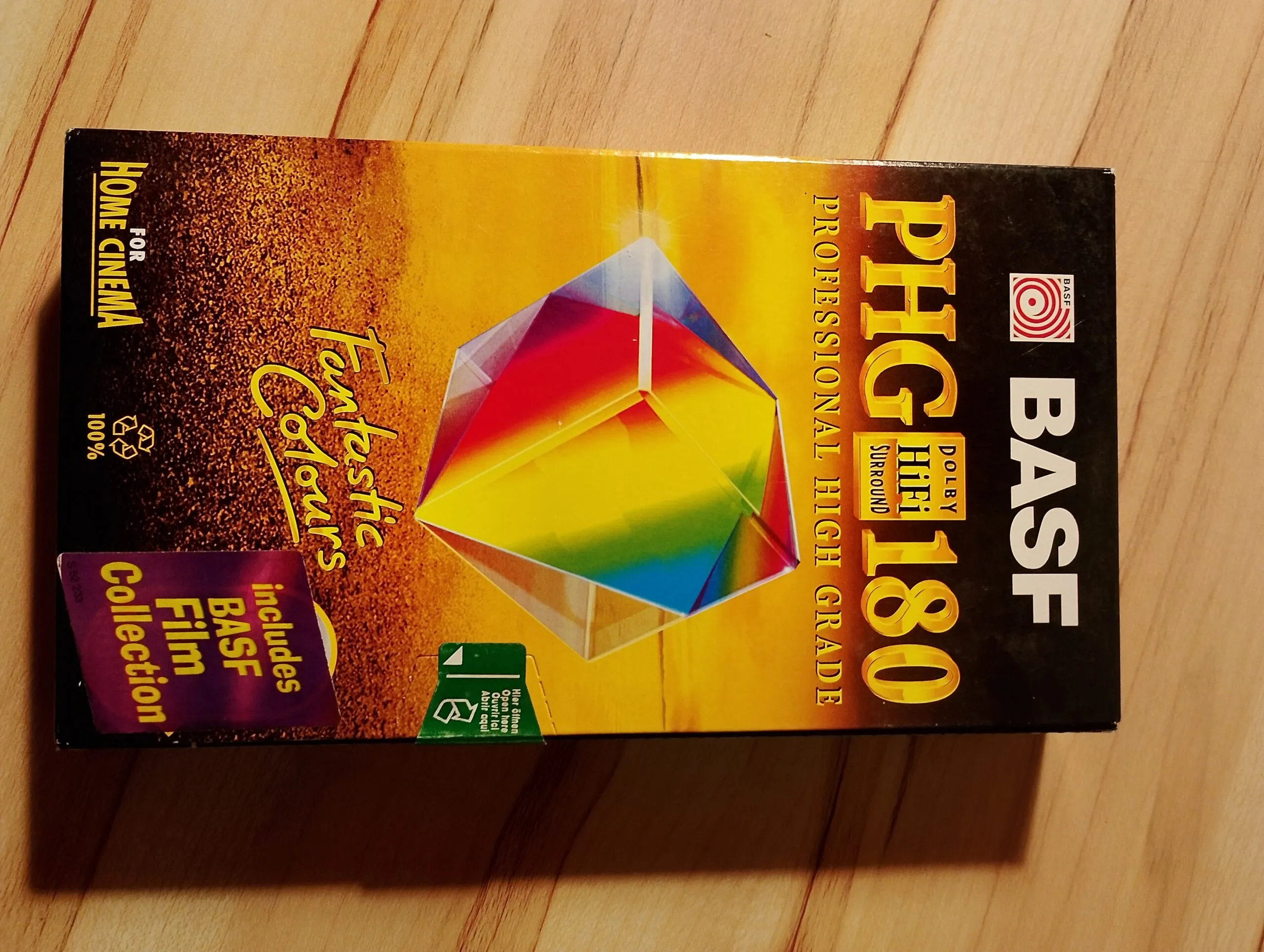 6 cassettes vidéo Basf / Emtec PHG 240 + 1 PHG 180 – VHS