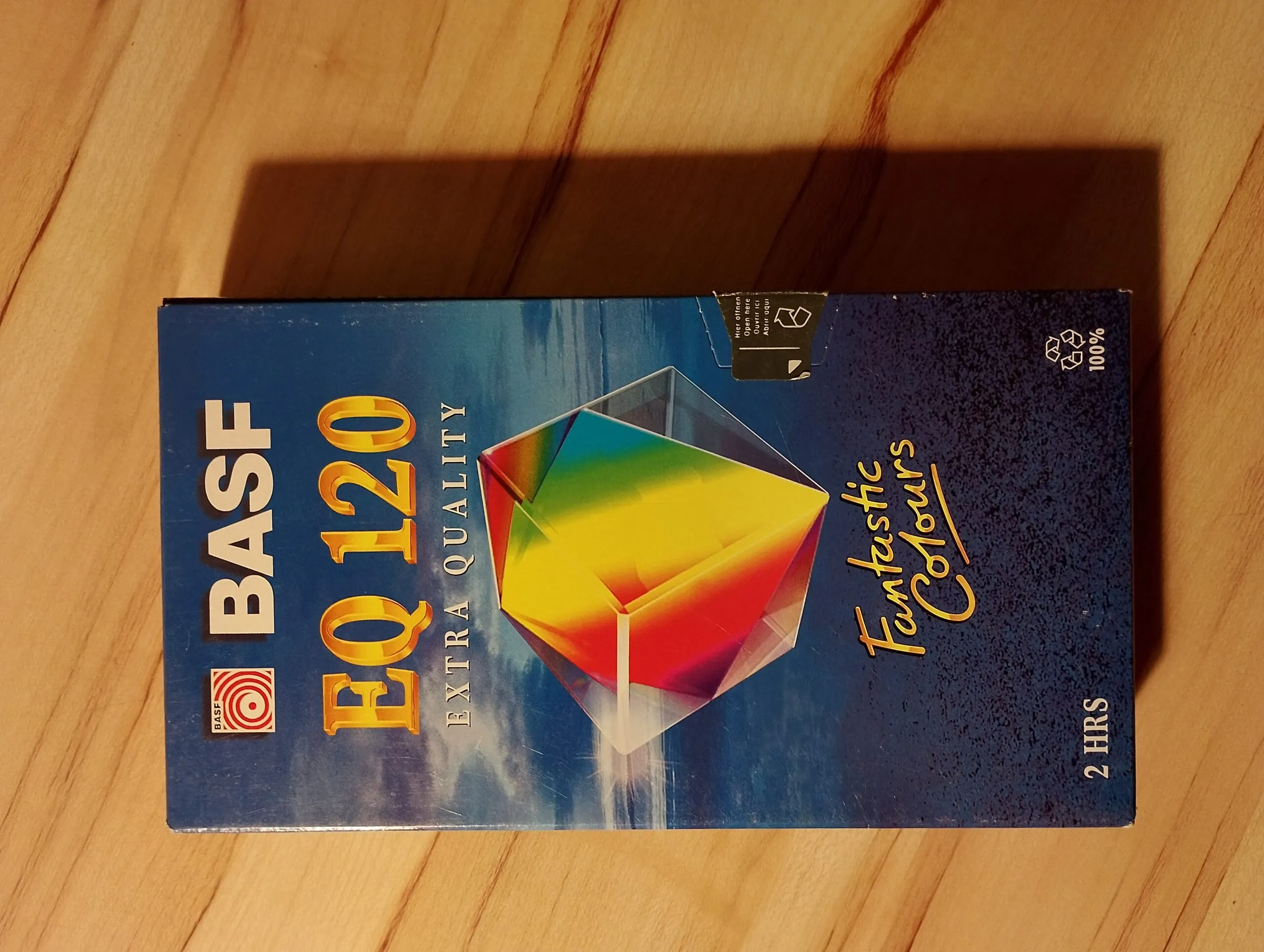 2 cassettes vidéo Basf EQ 120 + 1 Basf EQ 180 – VHS