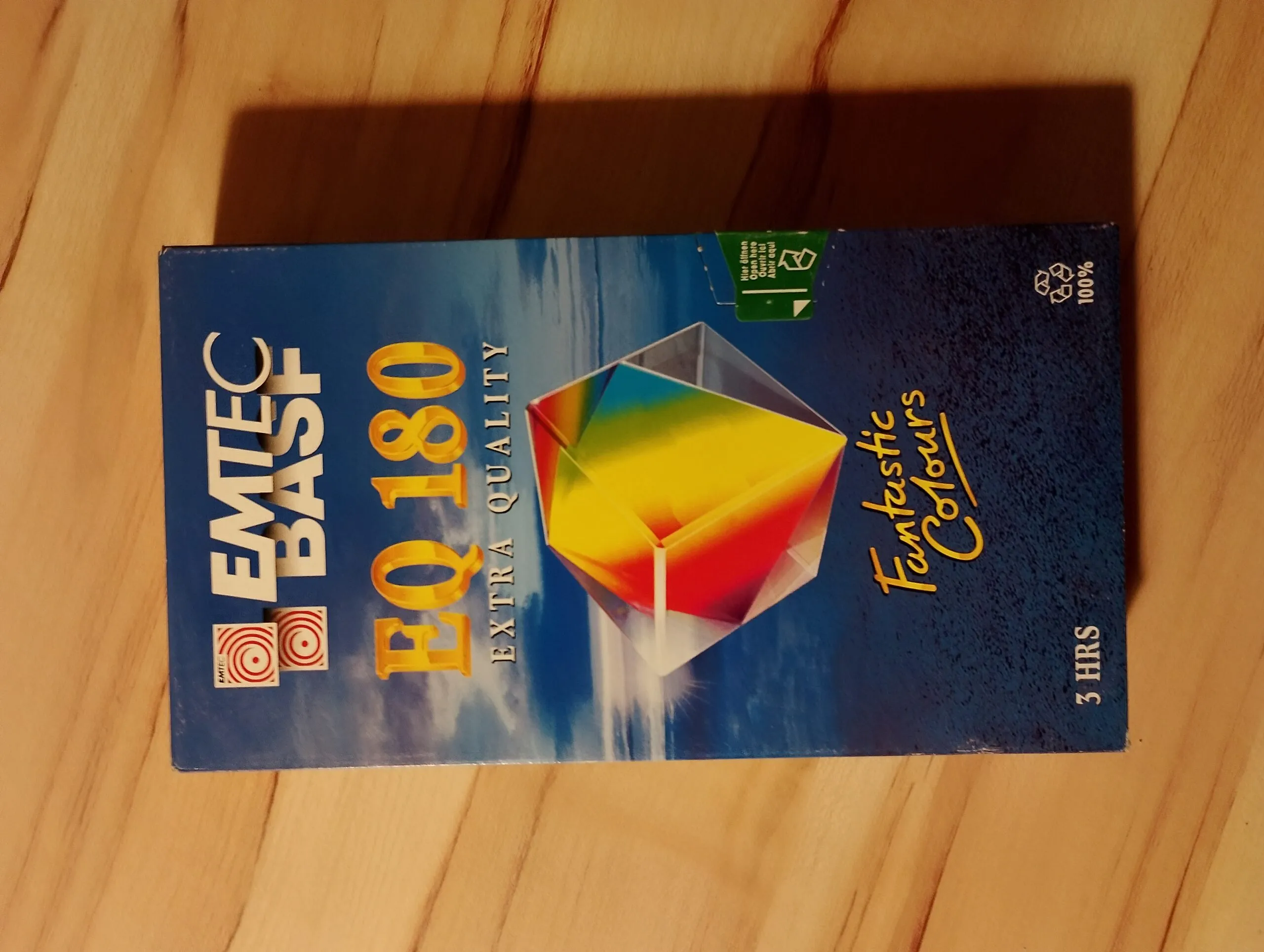 2 cassettes vidéo Basf EQ 120 + 1 Basf EQ 180 – VHS