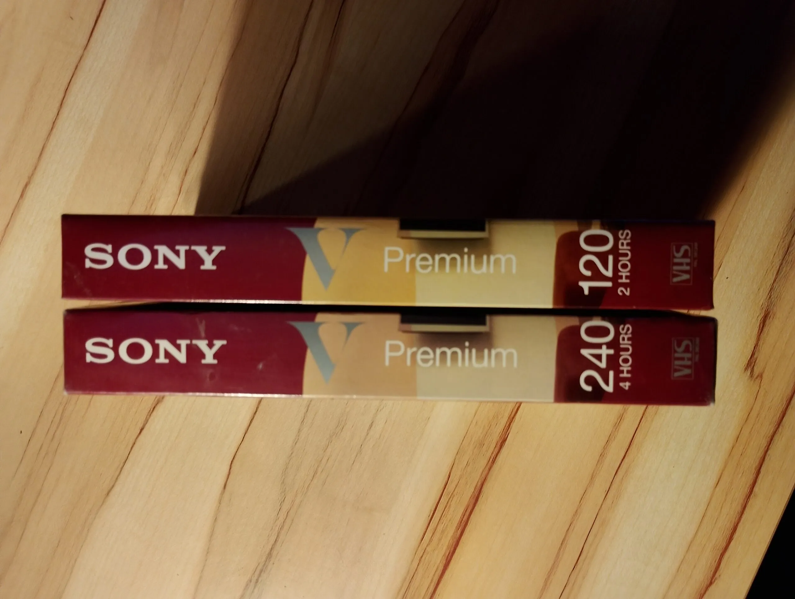 5 cassettes vidéo Sony VHS
